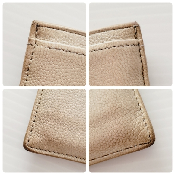 Chanel Caviar Ivory Card Holder Authentic - Picture 16 of 16
